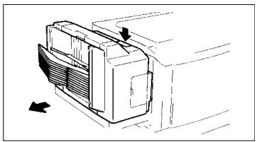 MINOLTA CF 9001 - Remplacement de la cartouche d'agrafes - 1