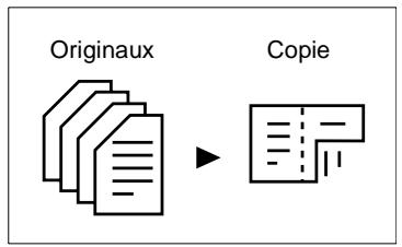 MINOLTA CF 9001 - Si l'Introducteur/Retourneur de documents et l'unité recto-verso sont installés : - 1