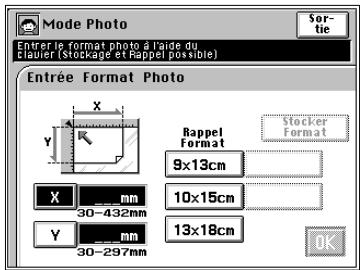 MINOLTA CF 9001 - Mémorisation d'un format photo - 1