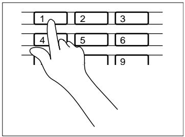 MINOLTA CF 9001 - Utilisation du clavier 10 touches - 2