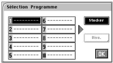 MINOLTA CF 9001 - Mémorisation d'un programme - 3
