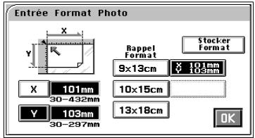 MINOLTA CF 9001 - Mémorisation d'un format photo - 4