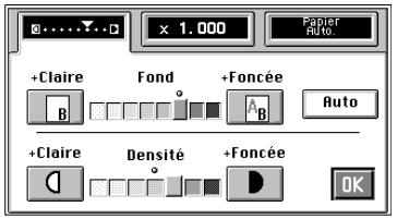 MINOLTA CF 9001 - Toucher [+ CLAIRE] ou [+ FONCÉE] selon nécessité. - 1