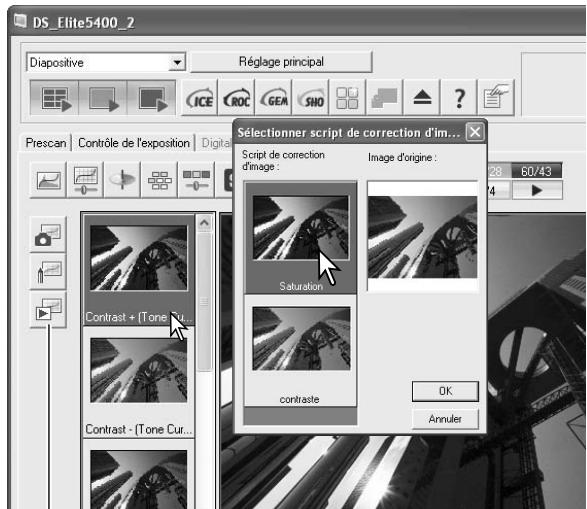 MINOLTA DIMAGE SCAN ELITE 5400II - Rappel d'un script de correction - 1