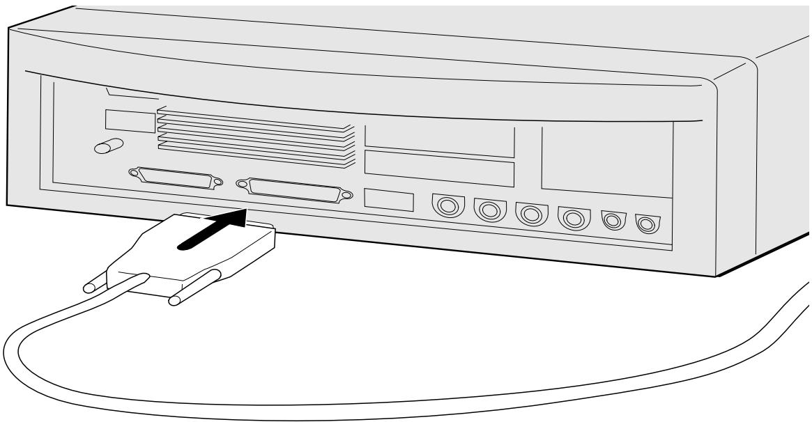 MINOLTA DIMAGE SCAN DUAL - Raccordement du câble SCSI - 2