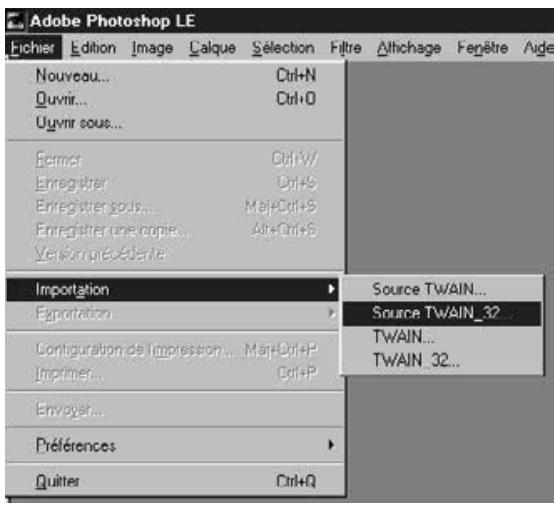 MINOLTA DIMAGE SCAN DUAL - DÉROULEMENT DE LA SCANNÉRISATION - 1