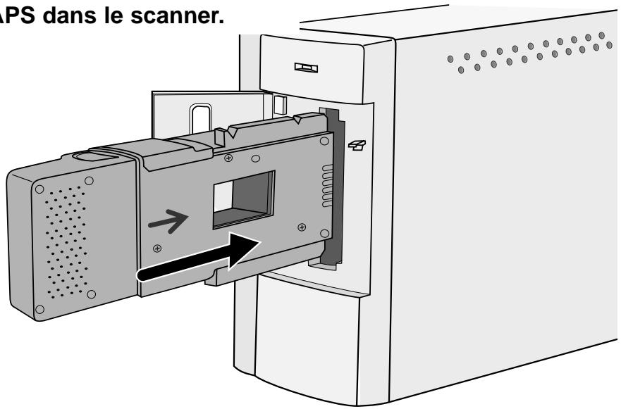 MINOLTA DIMAGE SCAN DUAL - Chargement de l'adaptateur APS - 5