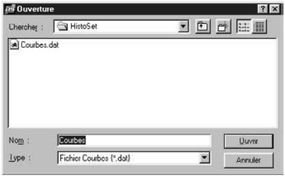 MINOLTA DIMAGE SCAN DUAL - Sélectionner le fichier de données de réglages à utiliser et cliquer sur Open. - 1