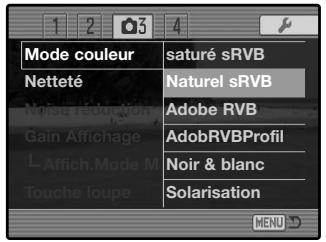 MINOLTA DIMAGE A2 - Mode couleurs - 1