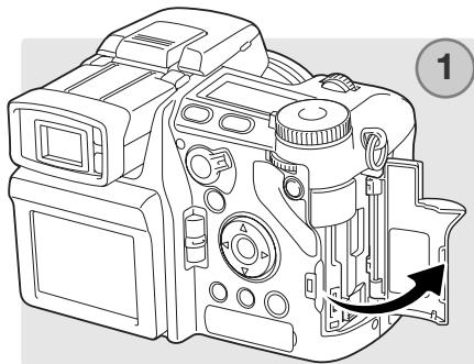 MINOLTA DIMAGE A2 - Insertion et changement de la carte mémoire - 2