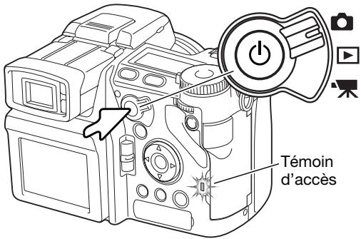MINOLTA DIMAGE A2 - Mise sous tension de l'appareil - 1