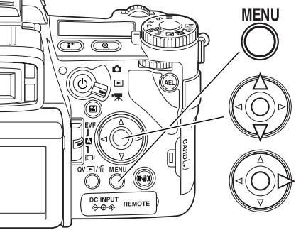 MINOLTA DIMAGE A2 - Navigation dans le menu Vidéo - 1