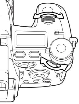 MINOLTA DIMAGE A2 - Paramétrage des molettes - 8
