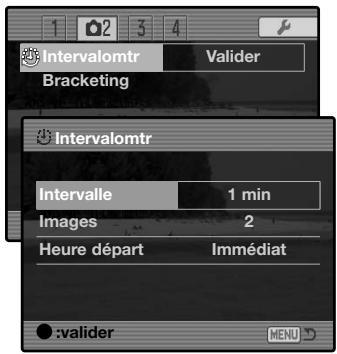 MINOLTA DIMAGE A2 - Réglage de l'intervallomètre - 1