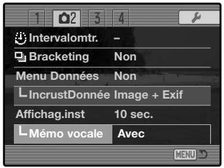 MINOLTA DIMAGE A2 - Mémoire vocale - 1