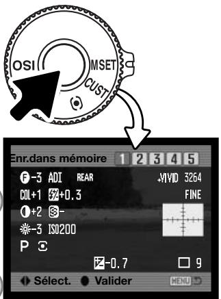 MINOLTA DIMAGE A2 - Mémoire - sauvegarde de réglages - 1