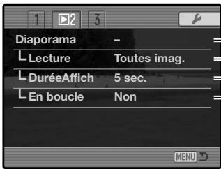 MINOLTA DIMAGE A2 - Navigation dans le menu Lecture - 7