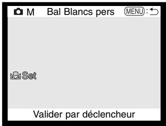 MINOLTA DIMAGE S304 - Balance des BLANCS personnalisée - 2