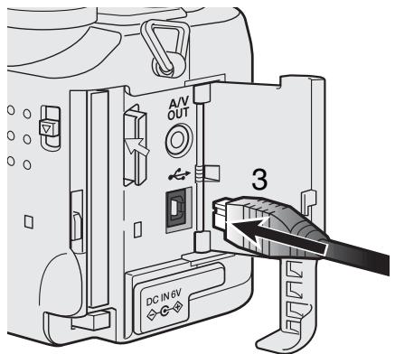 MINOLTA DIMAGE S304 - Connexion de l'appareil à un micro-ordinateur - 1