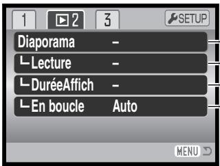 MINOLTA DIMAGE Z1 - Navigation dans le menu du mode lecture - 9