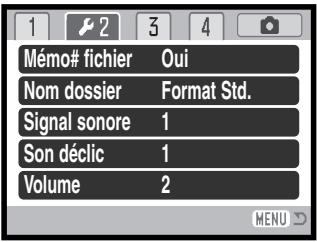 MINOLTA DIMAGE Z1 - Mémoire de numéro de fichier (#) - 1