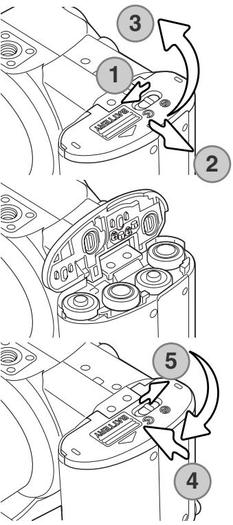 MINOLTA DIMAGE Z1 - Mise en place des piles - 1