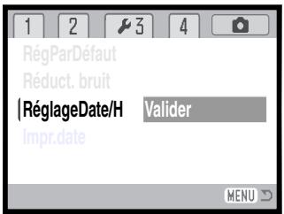 MINOLTA DIMAGE Z1 - Réglage de la date et de l'heure - 5