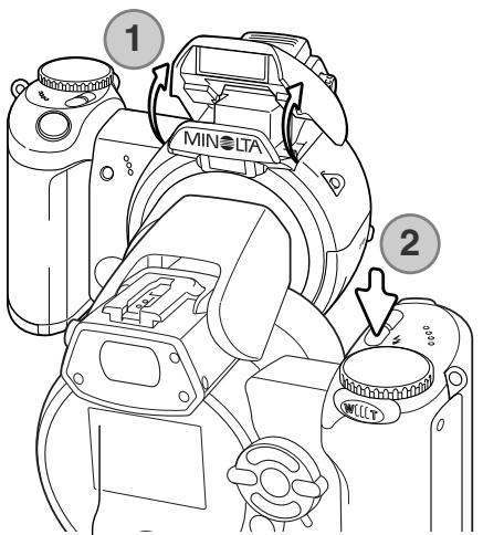 MINOLTA DIMAGE Z1 - Modes flash - 1