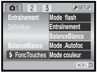 MINOLTA DIMAGE Z1 - Fonction de touche personnalisée - 1