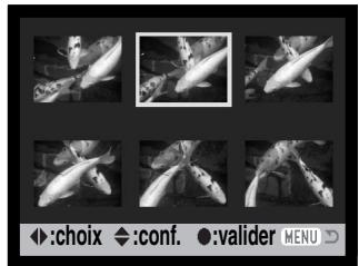 MINOLTA DIMAGE Z1 - Écran de sélection des vues - 1