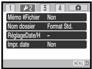 MINOLTA DIMAGE Z20 - Mémoire de numéro de fichier (#) - 1