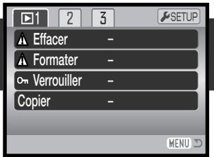 MINOLTA DIMAGE Z20 - Suppression (effacement) des fichiers - 1