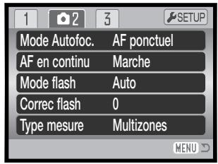 MINOLTA DIMAGE Z20 - Types de mesure - 1