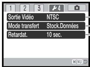 MINOLTA DIMAGE Z20 - Navigation dans le menu réglages (setup) - 11