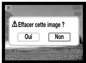 MINOLTA DIMAGE Z20 - Suppression d'une image individuelle - 2