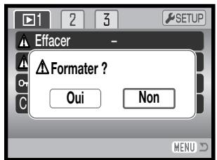 MINOLTA DIMAGE Z20 - Formatage des cartes mémoire et de la mémoire interne - 3