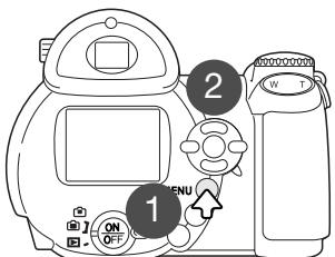 MINOLTA DIMAGE Z20 - Navigation dans les menus d'enregistrement - 8
