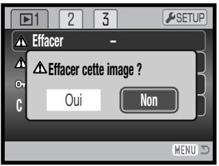 MINOLTA DIMAGE Z3 - Suppression des fichiers - 3
