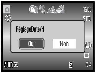 MINOLTA DIMAGE Z3 - Réglage de la date et de l'heure - 2