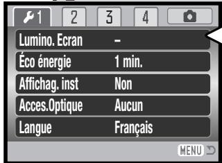 MINOLTA DIMAGE Z3 - Réglage de la langue des menus - 3