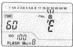 MINOLTA FLASH METER V - EXAMPLE D'AFFICHAGE - 4