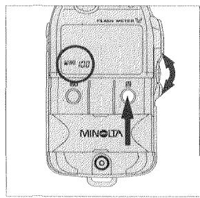 MINOLTA FLASH METER V - Touche d'affichage de la sensibilité (d'un film instantané) - 1