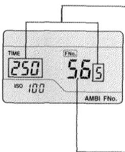 MINOLTA FLASH METER V - EXAMPLED AFFICHAGE - 1