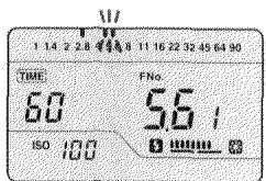 MINOLTA FLASH METER V - Si I'on peut réduire l'influence de l'éclairage ambient (tungstène): - 1