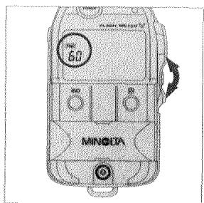 MINOLTA FLASH METER V - Afficher la vitesse d'obturation désirée à l'aide de la molette. - 1