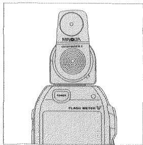 MINOLTA FLASH METER V - Mesure de la différence de luminosité avec mesure "mixte" incidente et refléchie - 2