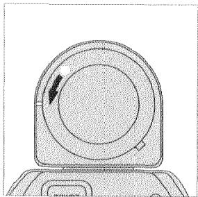 MINOLTA FLASH METER V - Pour détacher un accessoire de la tête réceptrice : - 1