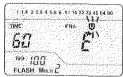 MINOLTA FLASH METER V - EXAMPLE D'AFFICHAGE - 5