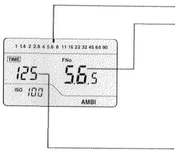 MINOLTA FLASH METER V - EXAMPLE D'AFFICHAGE - 1