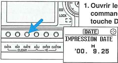 MINOLTA MAXXUM 7 - Modification du format de date - 1